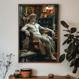 Wallity Cuadro decorativo multicolor HUM058